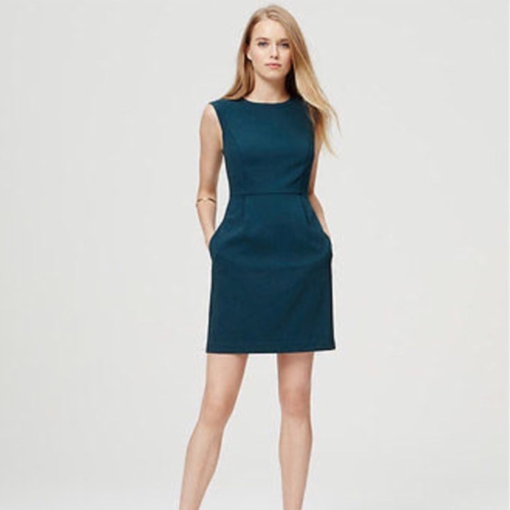 Loft Cap Sleeve sheath dress